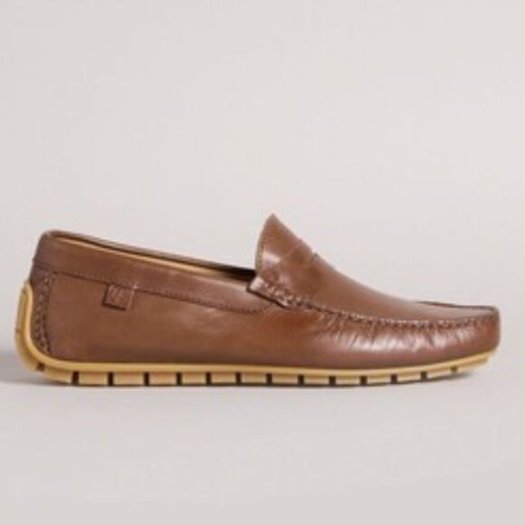 Ted Baker Alerrt Driving Loafer Shoe in Brown Chocolate 44